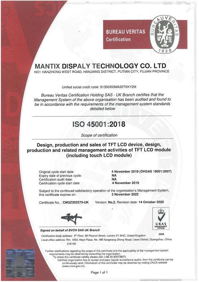 ISO45001（英文版）
